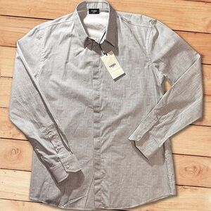 Fendi Men's Shadow FF Logo Shirt